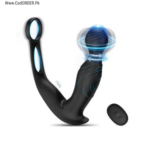 Rotating Prostate Massager With Vibrating Cock Ring In Pakistan