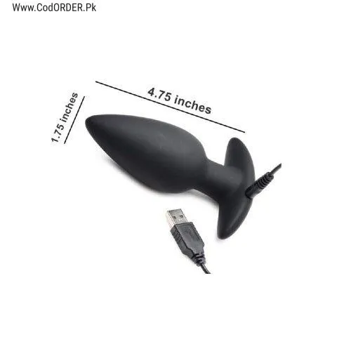 Strong Vibrating Butt Plug With Remote