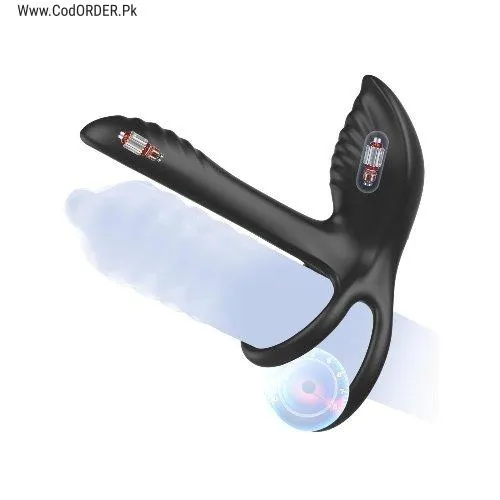 Vibrating Cock Ring Prostate Massager Sex Toy For Men In Pakistan